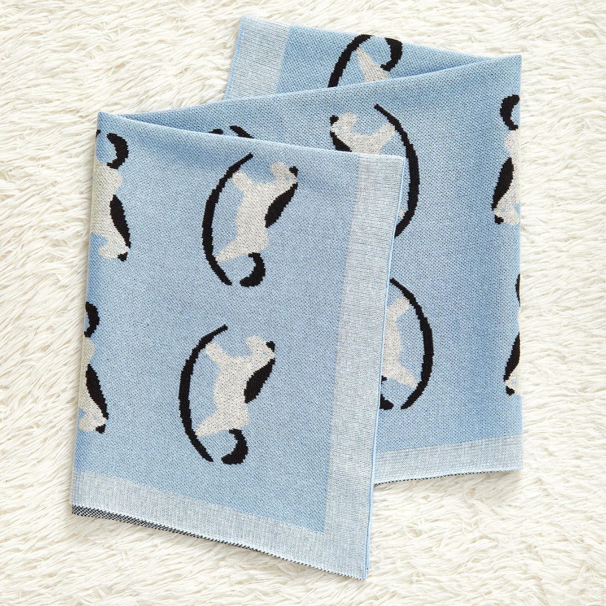 Best-Selling Knitted Baby Blanket With Horse Pattern: New Collection For Four Seasons
